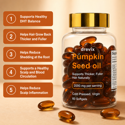 Drevix™ Pumpkin Seed Oil & Saw Palmetto Softgels