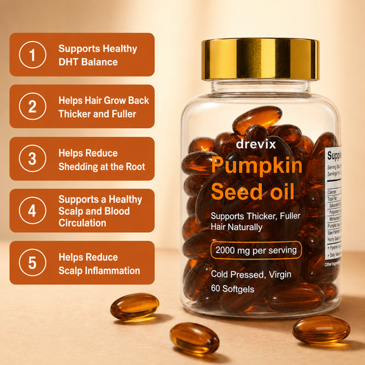 Drevix™ Pumpkin Seed Oil & Saw Palmetto Softgels
