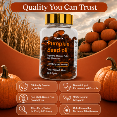 Drevix™ Pumpkin Seed Oil & Saw Palmetto Softgels