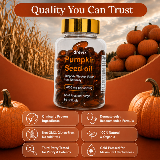 Drevix™ Pumpkin Seed Oil & Saw Palmetto Softgels